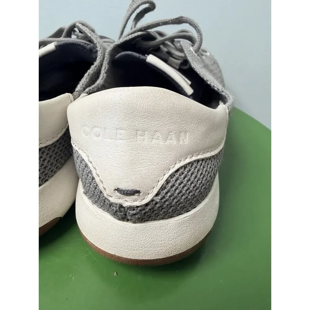 Cole Haan Women's Grandpro Gray tennis knit mesh‎ stitchlite Sneakers Size 8.5 B